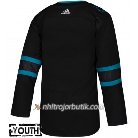 Barn Ishockey San Jose Sharks Tröja Blank Alternate Adidas 2018-19 Authentic